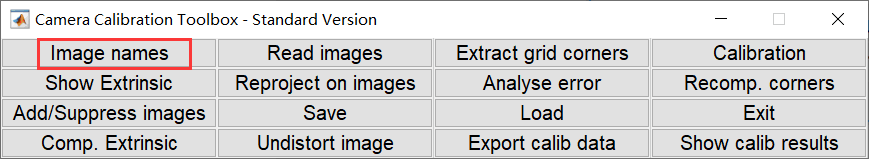 List Calibration Images